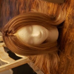 Raquel Welch long highlighted wig